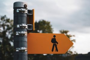 Footpath sign